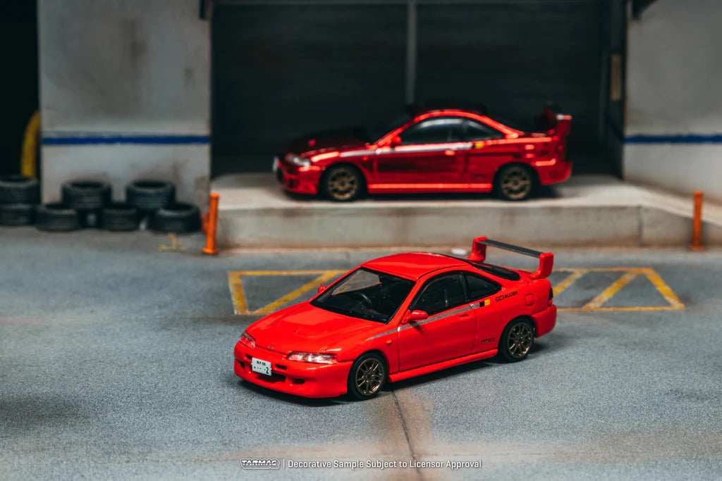 Tarmac Works 1/64 Honda Integra TYPE R DC2 MUGEN Milano Red- GLOBAL64 ( Hobby Expo China HEC 2025 Special Edition)