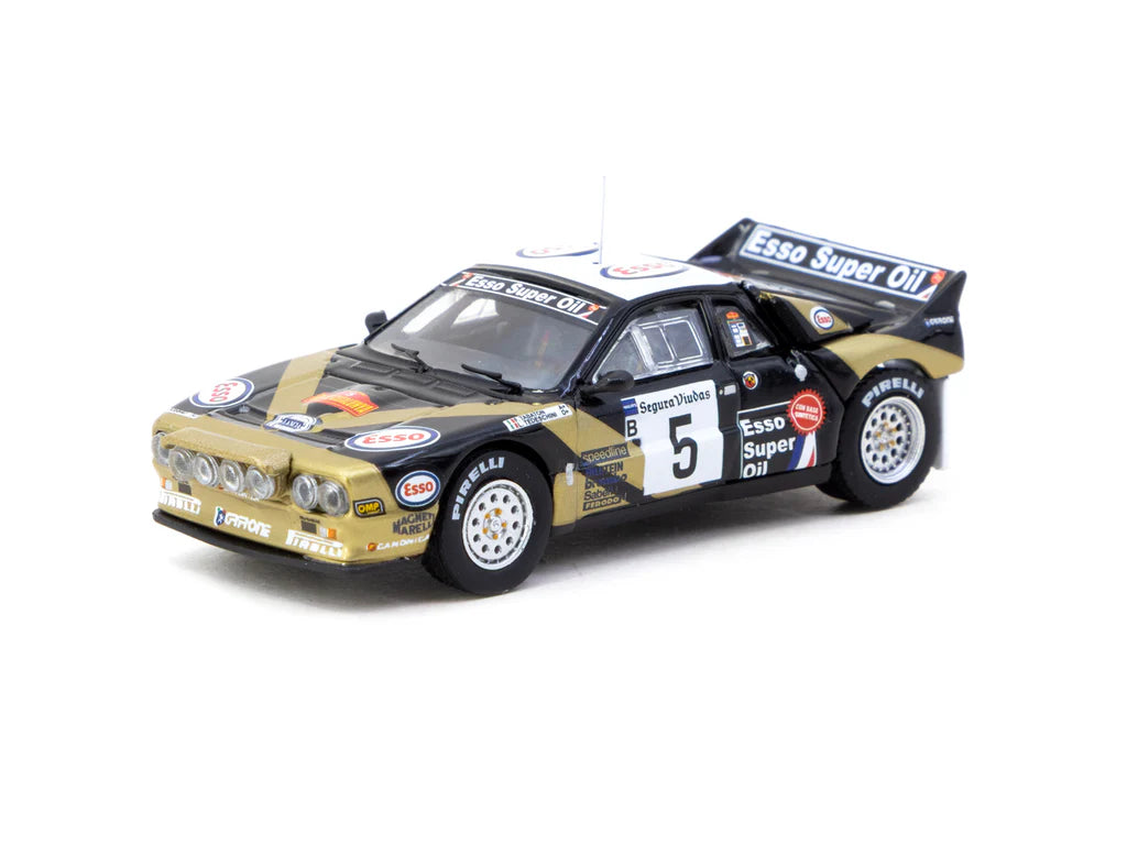 Tarmac Works 1/64 Lancia 037 Rally Rally Catalunya 1985 #5 - HOBBY64+