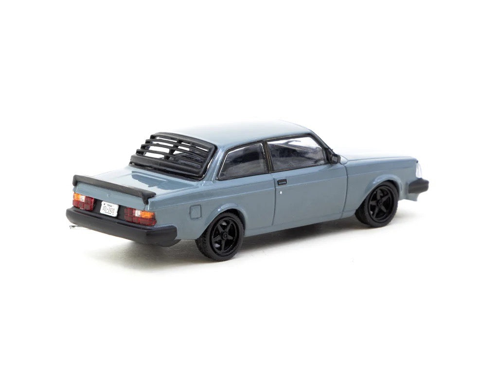 Tarmac Works 1/64 Volvo 242 Custom Grey - ROAD64