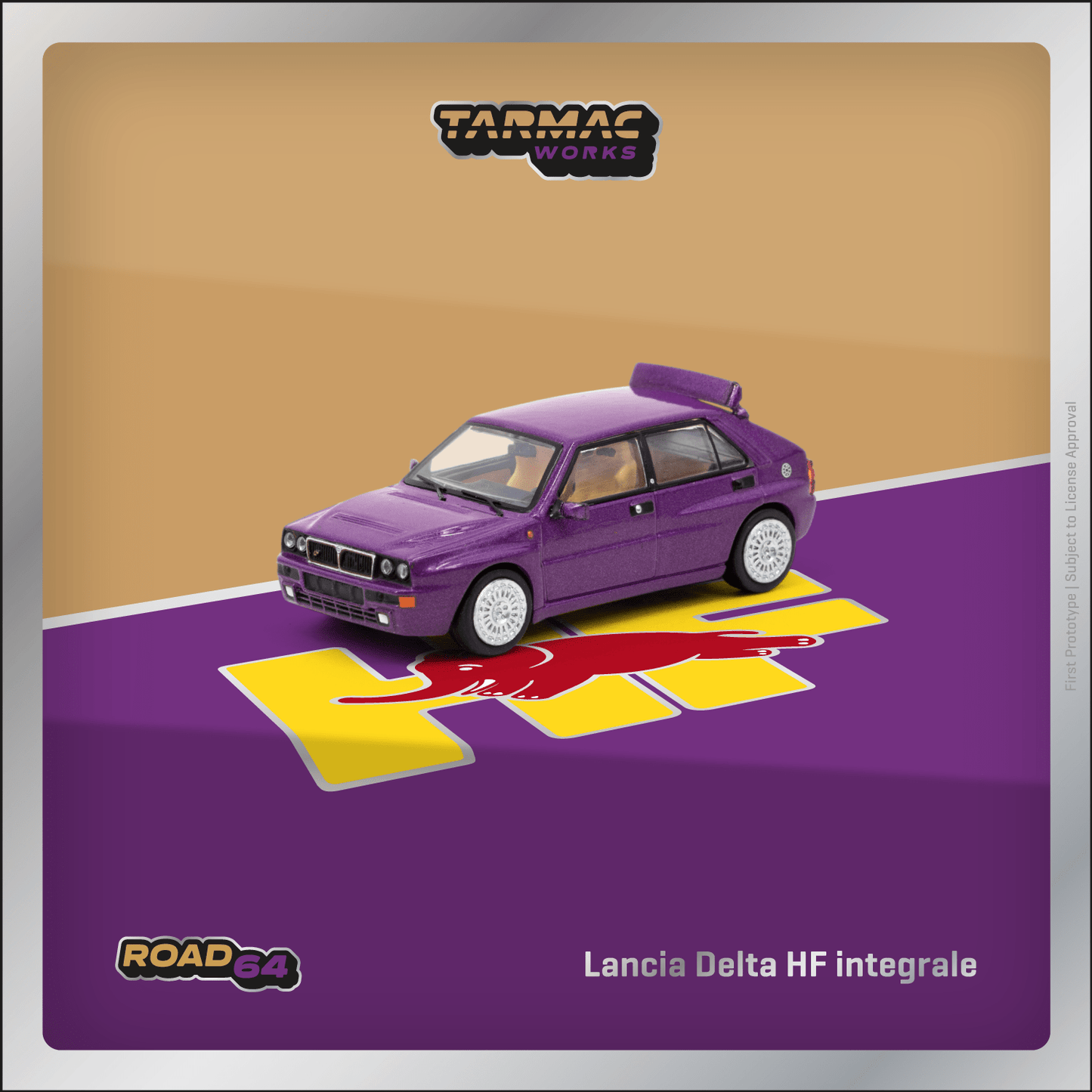 Tarmac Works 1/64 Lancia Delta HF Integrale Viola - ROAD64