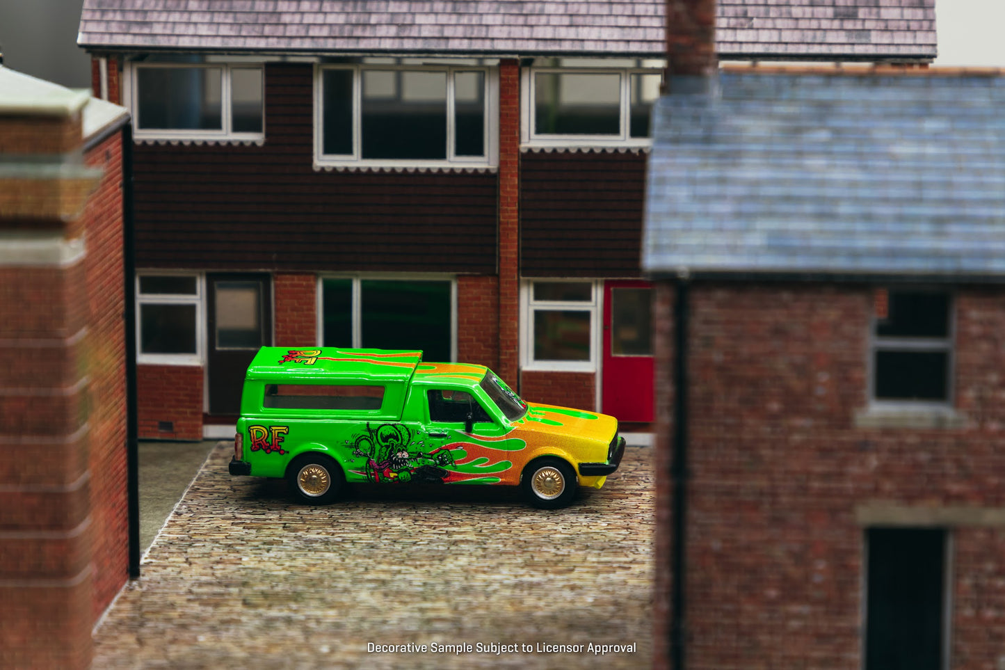 Tarmac Works X Schuco 1/64 Volkswagen Caddy - Rat Fink - COLLAB64