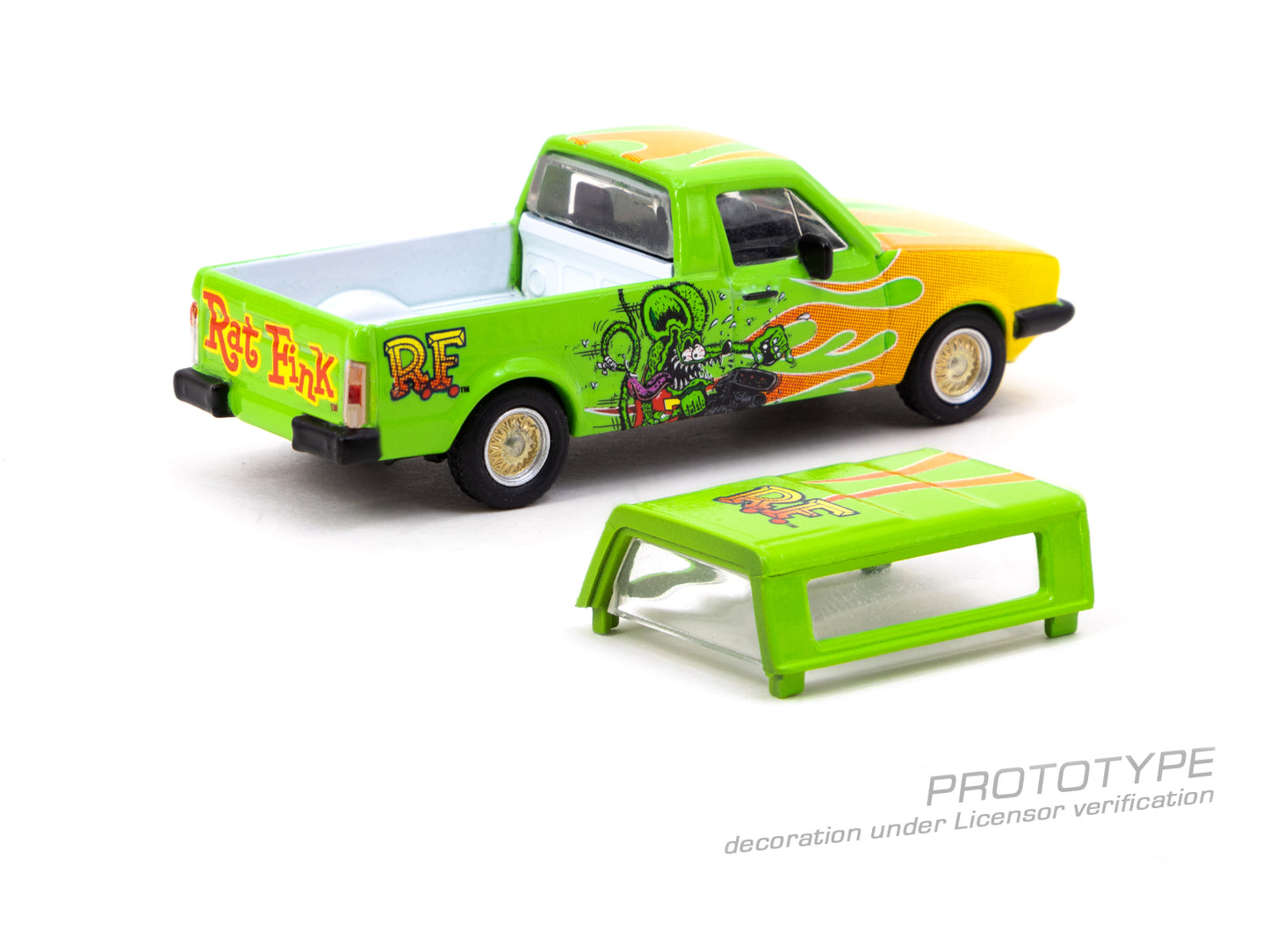 Tarmac Works X Schuco 1/64 Volkswagen Caddy - Rat Fink - COLLAB64