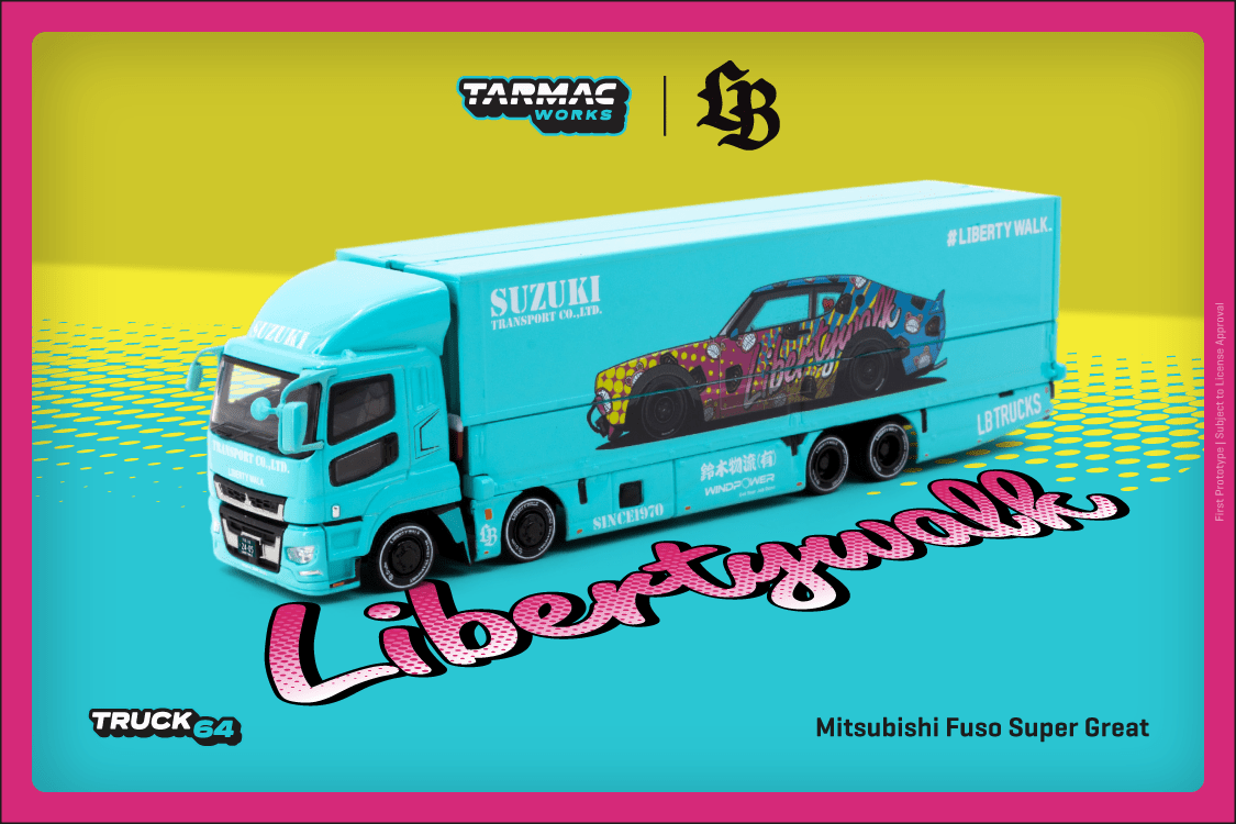 Tarmac Works 1/64 Mitsubishi Fuso Super Great LB-TRUCKS- TRUCK64