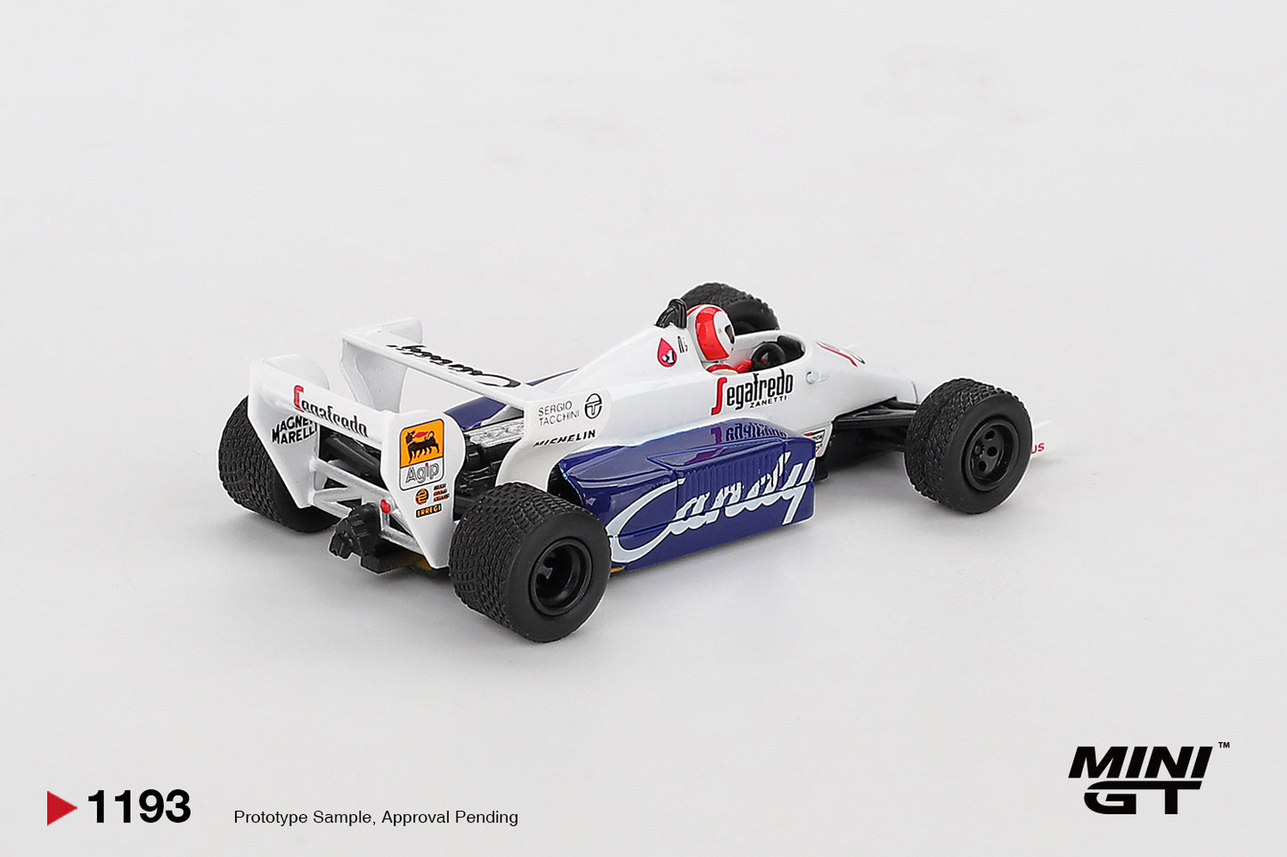 Mini GT 1:64 Toleman TG184 #20 Johnny Cecotto 1984 Monaco Grand Prix (MGT01193-CH)