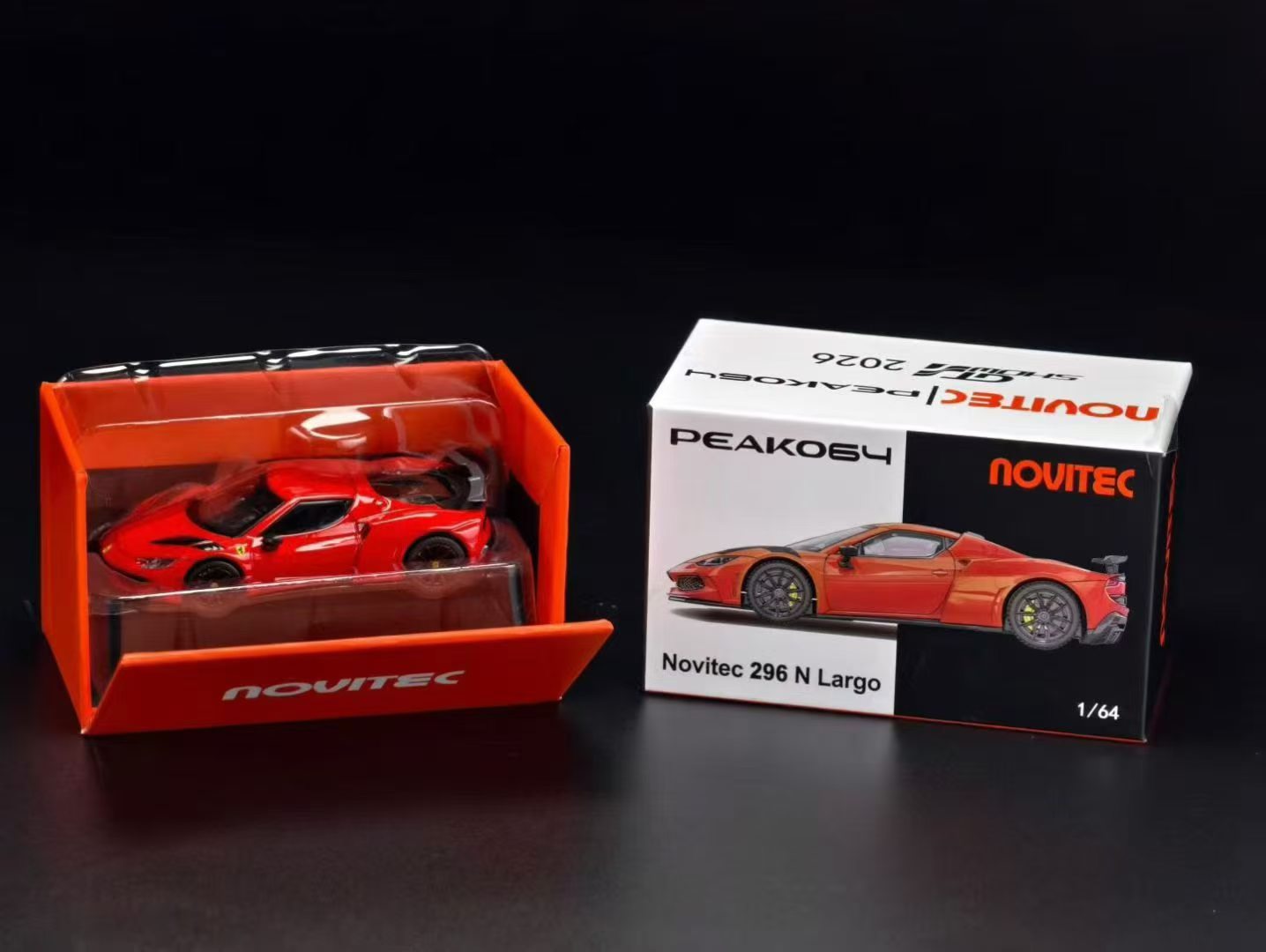 Peako 1:64 Ferrari 296 N Largo Novitec Custom Red China GT Show 2026 Limited Edition