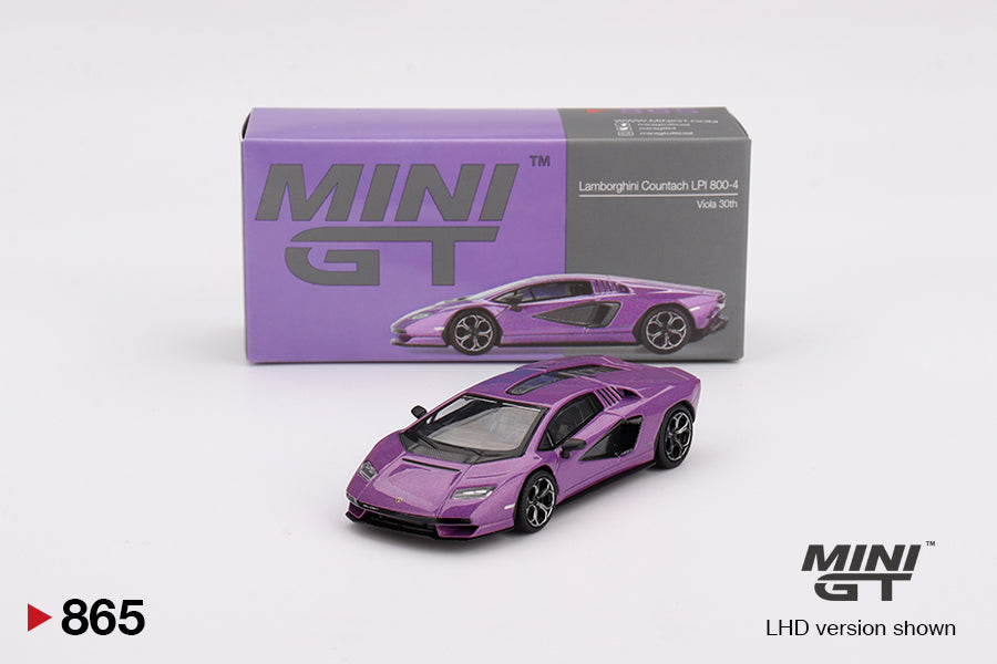 Mini GT 1:64 Lamborghini Countach LPI 800-4 Viola 30th (MGT00865-CH)