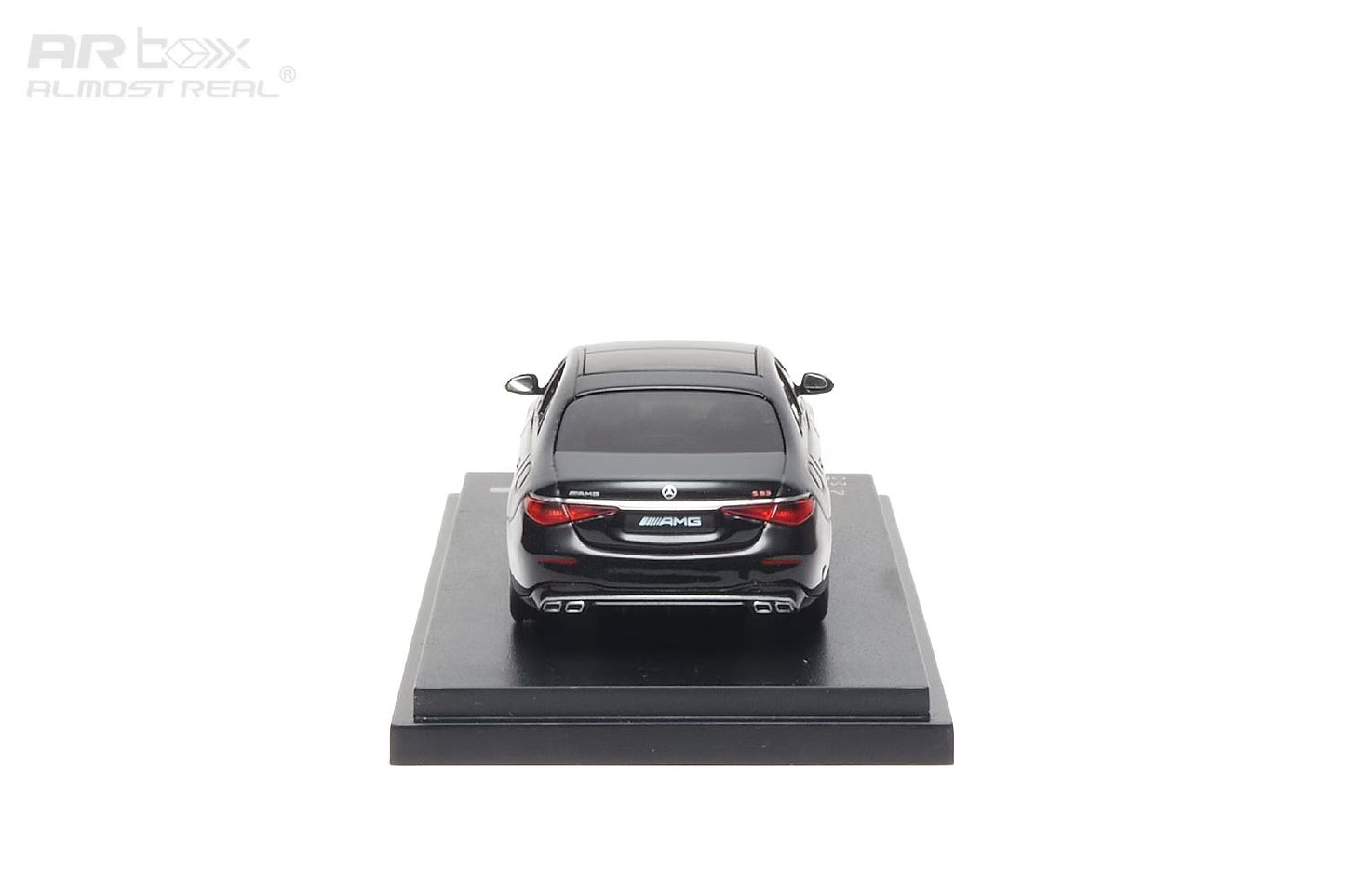 AR Box 1:64 Mercedes Benz S Class MK7 W223 AMG S63 E-Performance 2023 Edition Obsidian Black Official Licensed
