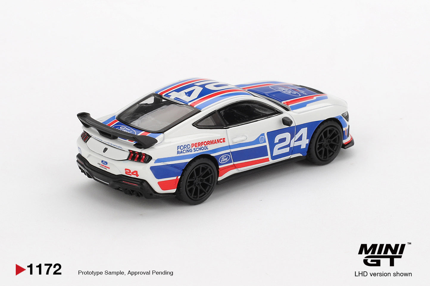 Mini GT 1:64 Ford Mustang Dark Horse #24 Ford Performance Racing School (MGT01172-CH)