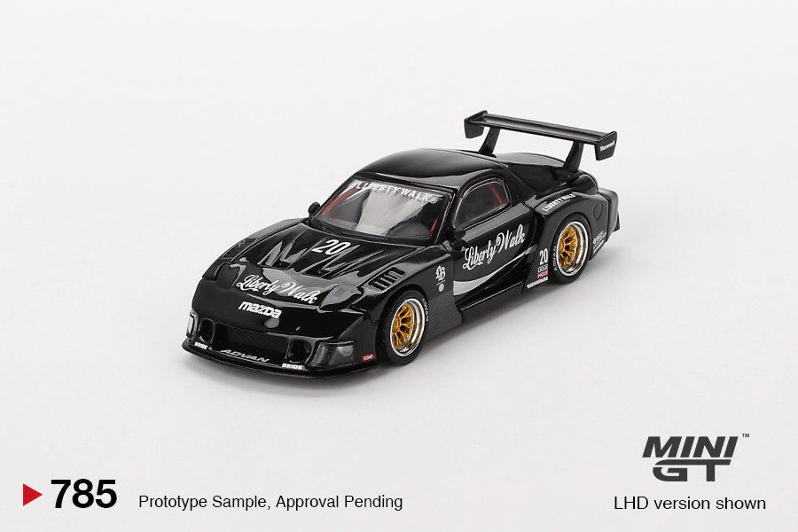 Mini GT 1:64 MAZDA RX-7 LB-Super Silhouette Liberty Walk Black (MGT00785-CH)