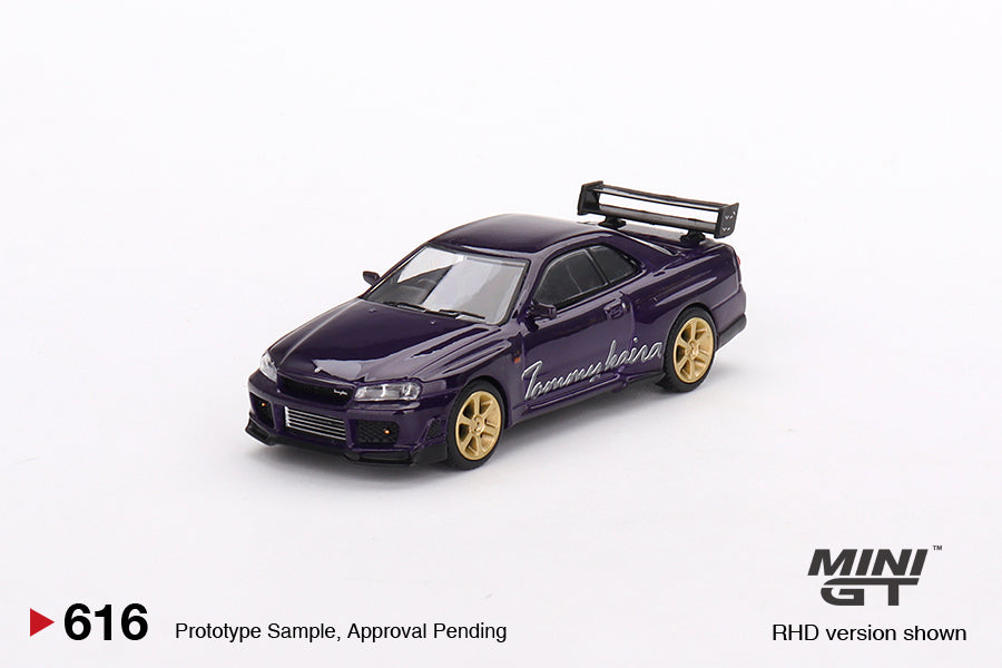 Mini GT 1:64 Nissan Skyline GT-R (R34) Tommykaira R-z Midnight Purple RHD (MGT00616-CH)