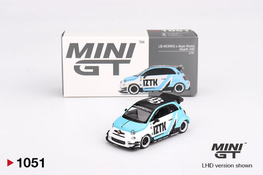 Mini GT 1:64 Abarth 595 LB-WORKS x Abas Works IZTK (MGT01051-CH)
