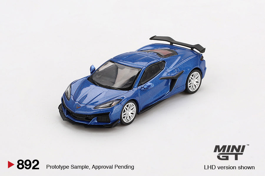Mini GT 1:64 Chevrolet Corvette Z06 2023 Elkhart Lake Blue Metallic (MGT00892-CH)