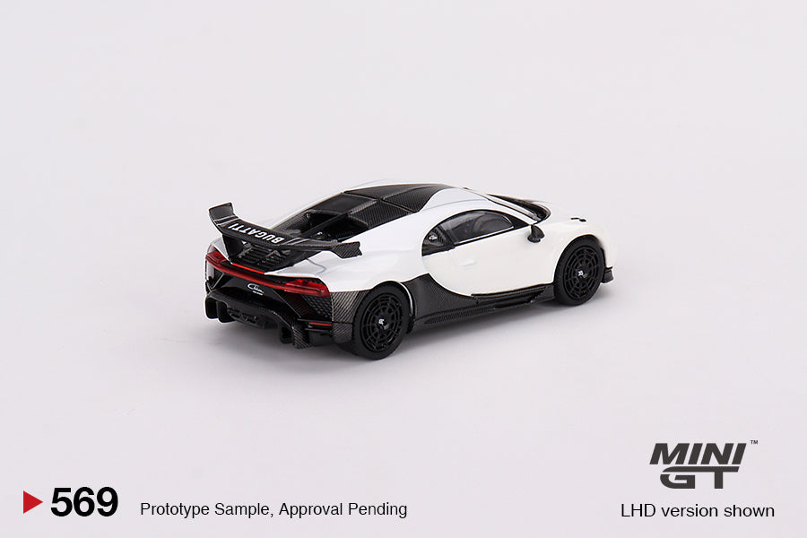 Mini GT 1/64 Bugatti Chiron Pur Sport White LHD(MGT00569-CH)