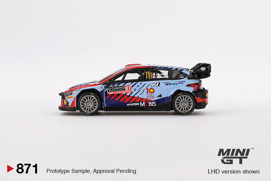 Mini GT 1:64 Hyundai i20 N Rally1 Hybrid #11 2024 Rallye Monte-Carlo Winner (MGT00871-CH)