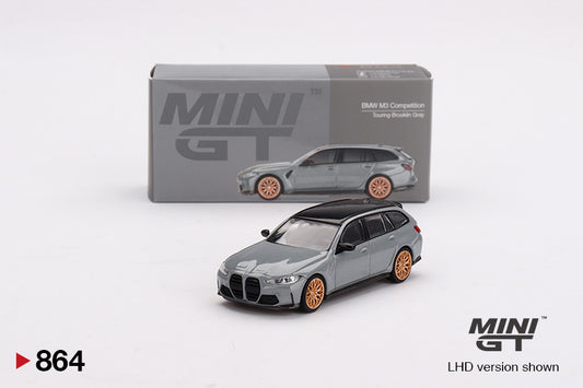Mini GT 1:64 BMW M3 Competition Touring Brooklyn Grey (MGT00864-CH)