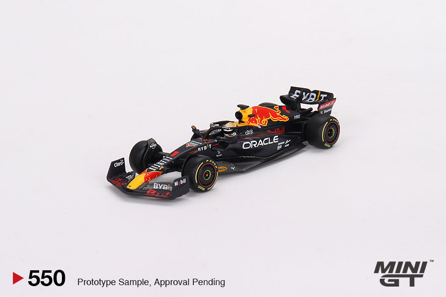 Mini GT 1:64 Oracle Red Bull Racing RB18 #1 Max Verstappen 2022 Monaco Grand Prix 3rd Place (MGT00550)