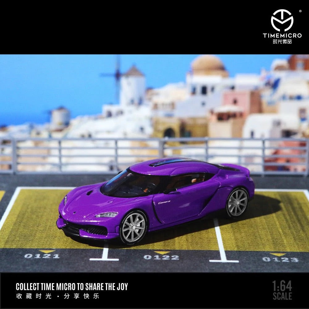 Time Micro 1:64 Purple Racing Car
