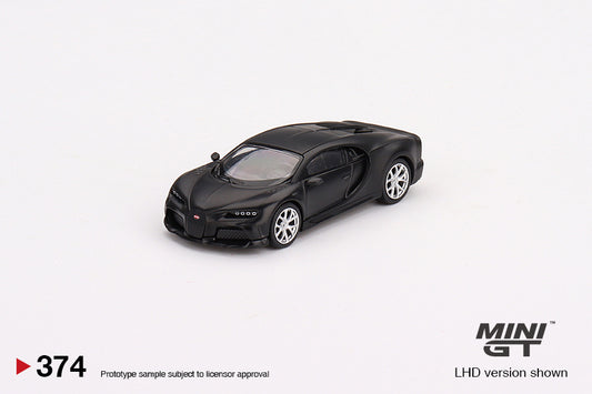 Mini GT- 1/64 Bugatti Chiron Super Sport 300+ Matte Black LHD (MGT00374-L)