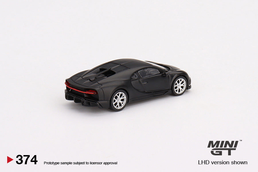 Mini GT- 1/64 Bugatti Chiron Super Sport 300+ Matte Black LHD (MGT00374-L)
