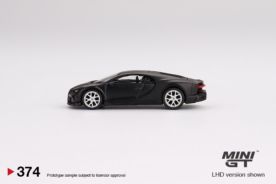 Mini GT- 1/64 Bugatti Chiron Super Sport 300+ Matte Black LHD (MGT00374-L)