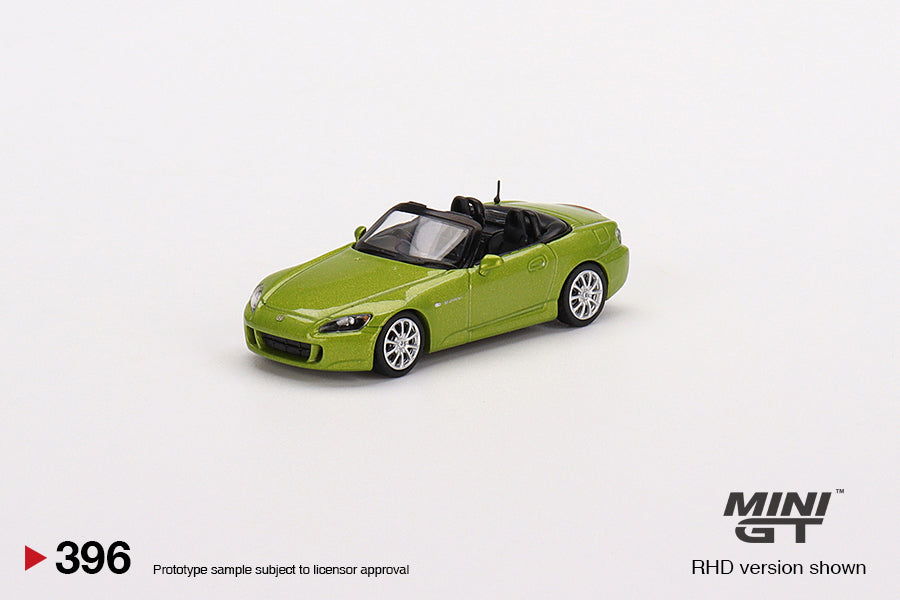 Mini GT- 1/64 Honda S2000 (AP2) Lime Green Metallic RHD (MGT00396-R)