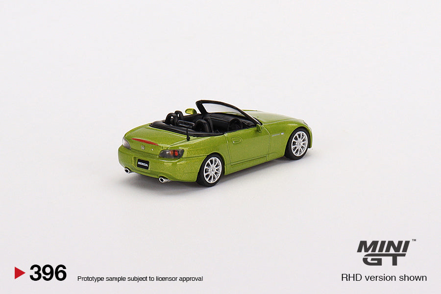 Mini GT- 1/64 Honda S2000 (AP2) Lime Green Metallic RHD (MGT00396-R)