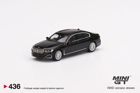 Mini GT- 1/64 BMW 750Li xDrive Black Sapphire 7 Series RHD (MGT00436-R)