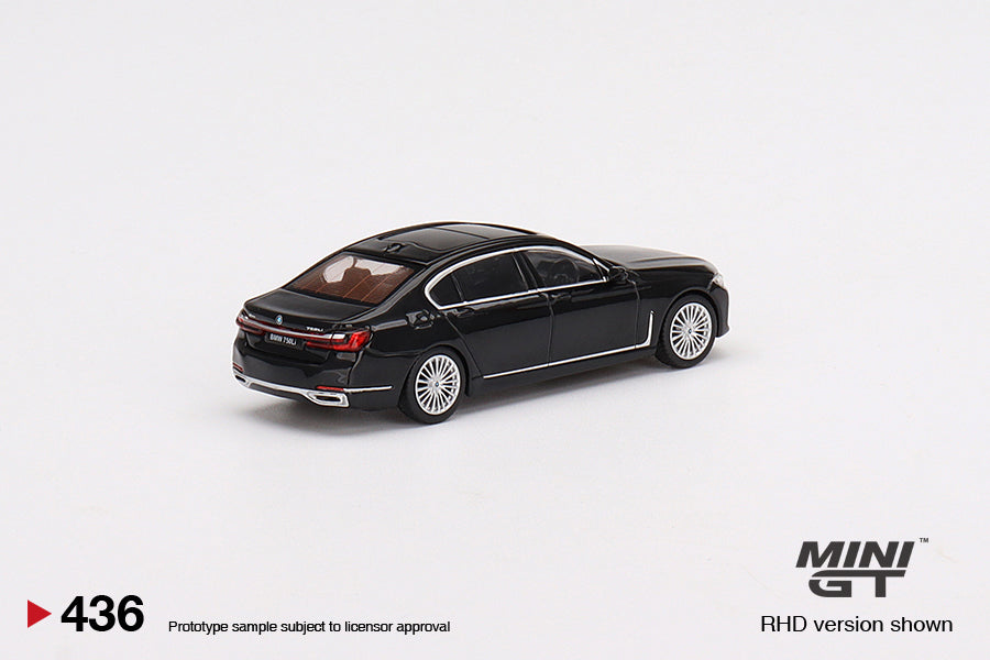 Mini GT- 1/64 BMW 750Li xDrive Black Sapphire 7 Series RHD (MGT00436-R)