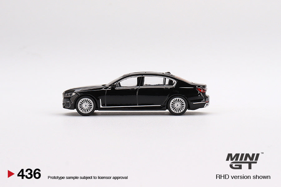 Mini GT- 1/64 BMW 750Li xDrive Black Sapphire 7 Series RHD (MGT00436-R)