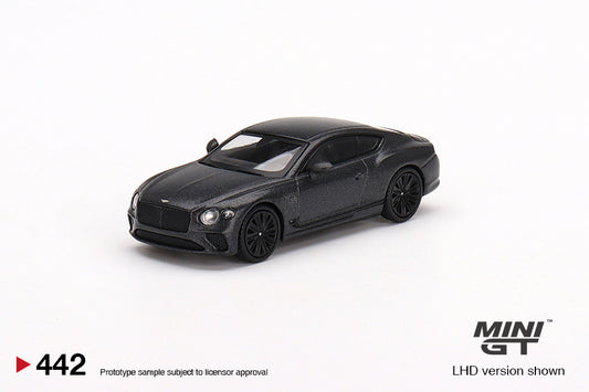 Mini GT- 1/64 Bentley Continental GT Speed Anthracite Satin RHD (MGT00442-R)