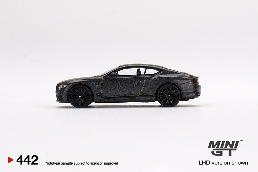 Mini GT- 1/64 Bentley Continental GT Speed Anthracite Satin RHD (MGT00442-R)