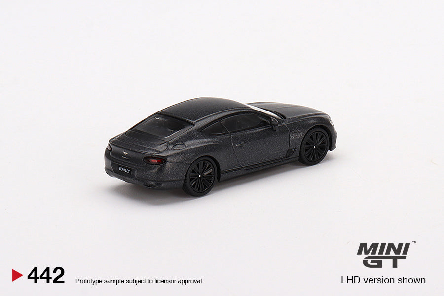 Mini GT- 1/64 Bentley Continental GT Speed Anthracite Satin RHD (MGT00442-R)