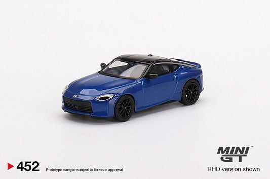 Mini GT-1/64 Nissan Fairlady Z Version ST 2023 Seiran Blue RHD (MGT00452-R)