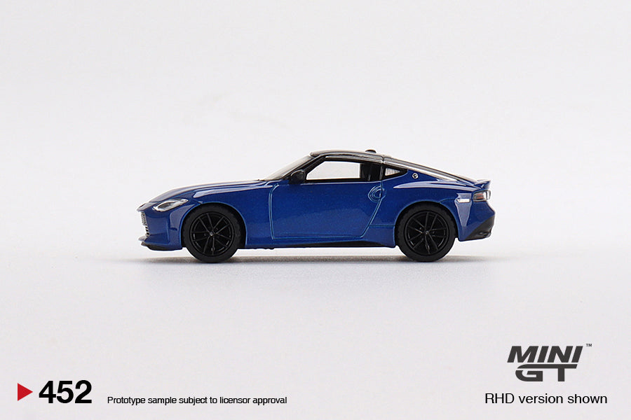 Mini GT-1/64 Nissan Fairlady Z Version ST 2023 Seiran Blue RHD (MGT00452-R)