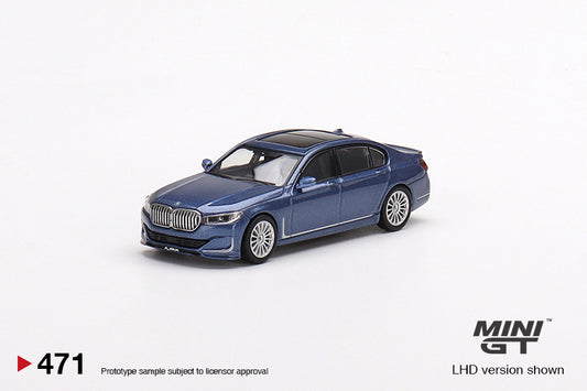 Mini GT- 1/64 BMW Alpina B7 xDrive Alpina Blue Metallic RHD (MGT00471-R)