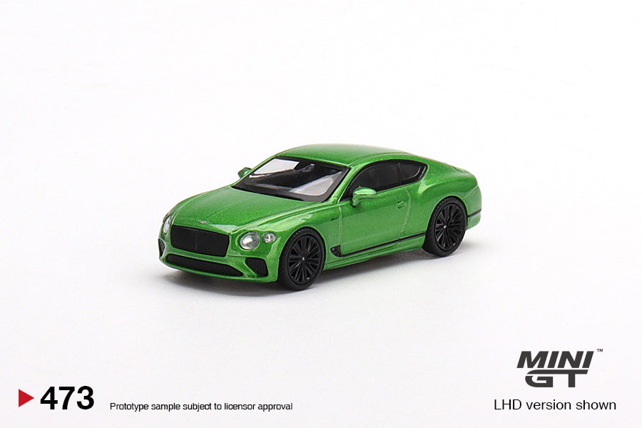 Mini GT- 1/64 Bentley Continental GT Speed 2022 Apple Green RHD (MGT00473-R)
