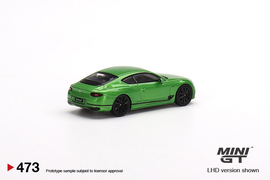 Mini GT- 1/64 Bentley Continental GT Speed 2022 Apple Green RHD (MGT00473-R)