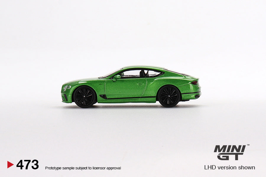 Mini GT- 1/64 Bentley Continental GT Speed 2022 Apple Green RHD (MGT00473-R)