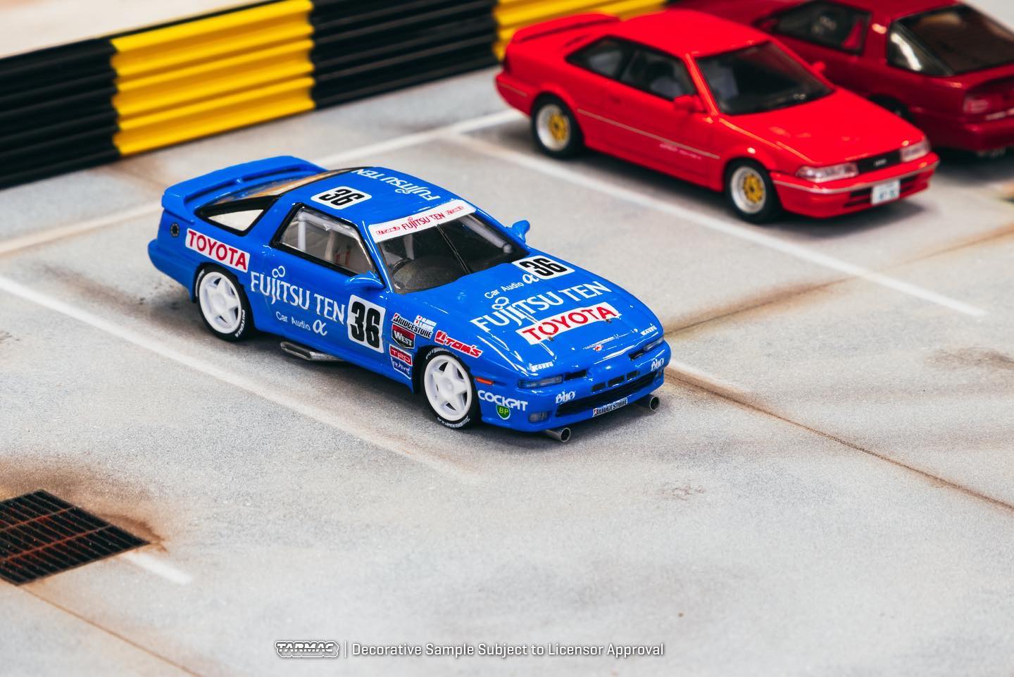 Tarmac Works 1/64 Toyota Supra Turbo (MA70) JTC 1990 #36 - HOBBY64