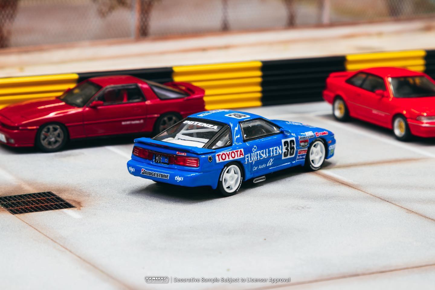 Tarmac Works 1/64 Toyota Supra Turbo (MA70) JTC 1990 #36 - HOBBY64