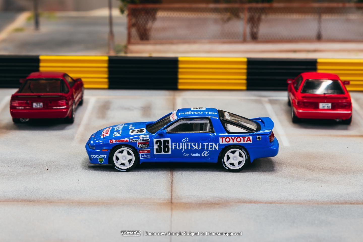 Tarmac Works 1/64 Toyota Supra Turbo (MA70) JTC 1990 #36 - HOBBY64