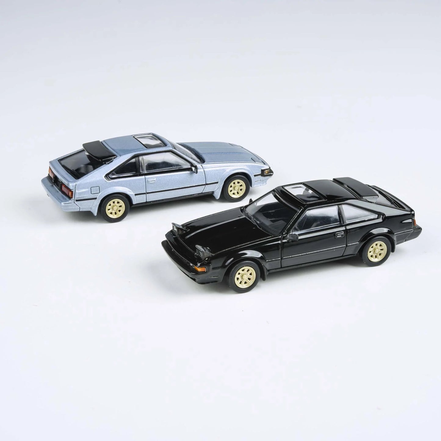PARA64 1/64 Toyota Celica Supra XX Black 1984 Diecast Model Car (Lights Up RHD)