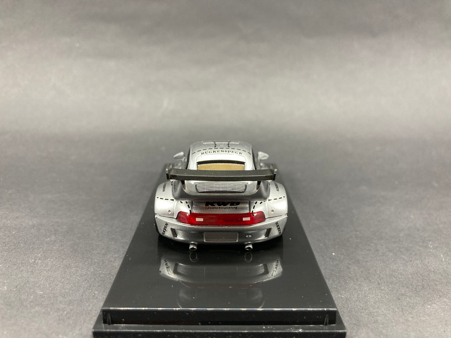 Furuya X YOU&CAR 1/64 Porsche Carrera 911 993 RWB Silver Pig Q-Car-Silver