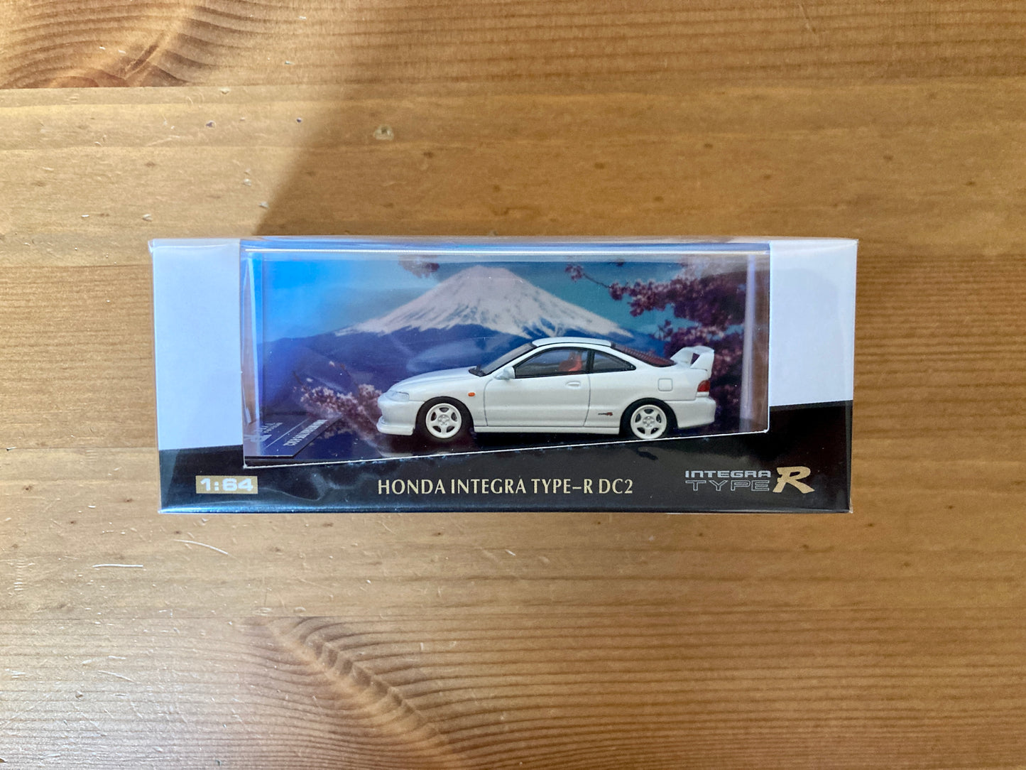 Hobby64 -1/64 Honda Integra Type-R DC2 Diecast Collector Model Racing Car White