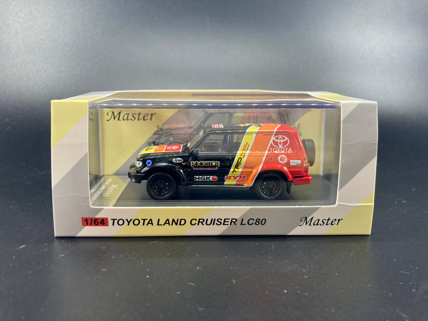 Master Model- 1/64 Toyota Land Cruiser LC80 TRD Edt. Rally SUV Diecast Model Car