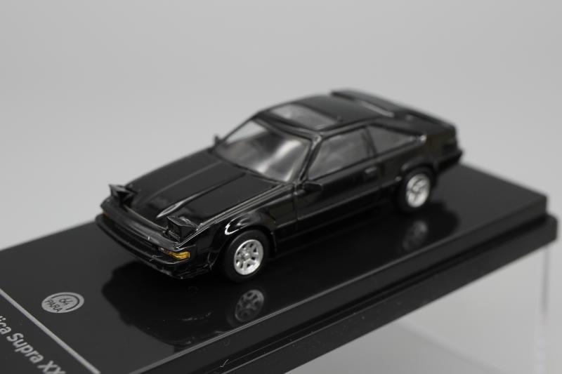 PARA64 1/64 Toyota Celica Supra XX Black 1984 Diecast Model Car (Lights Up RHD)
