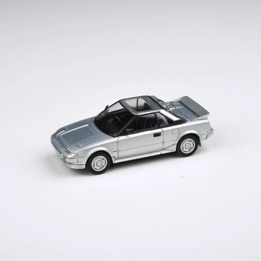PARA64 1/64 Toyota MR2 MK1 1985 Super Silver Metallic Closed Light
