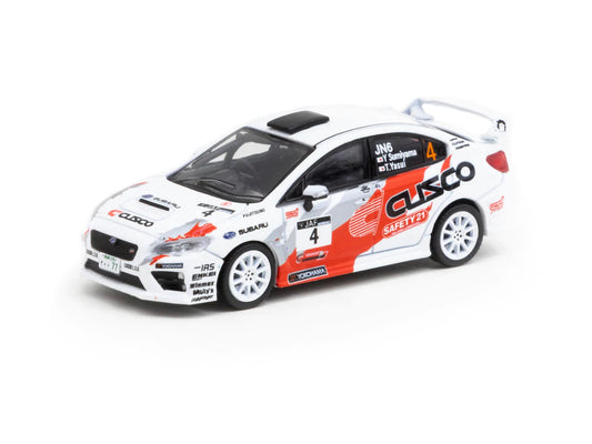 Tarmac Works 1/64 Subaru WRX STI Japanese Rally Champion 2015 #4 - HOBBY64