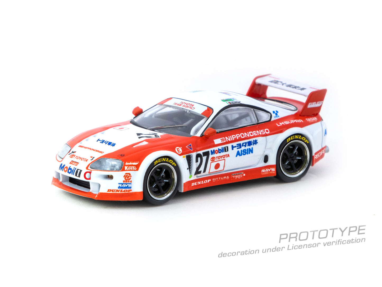 Tarmac Works 1/64 Toyota Supra GT 24h of Le Mans 1995 #27 - HOBBY64