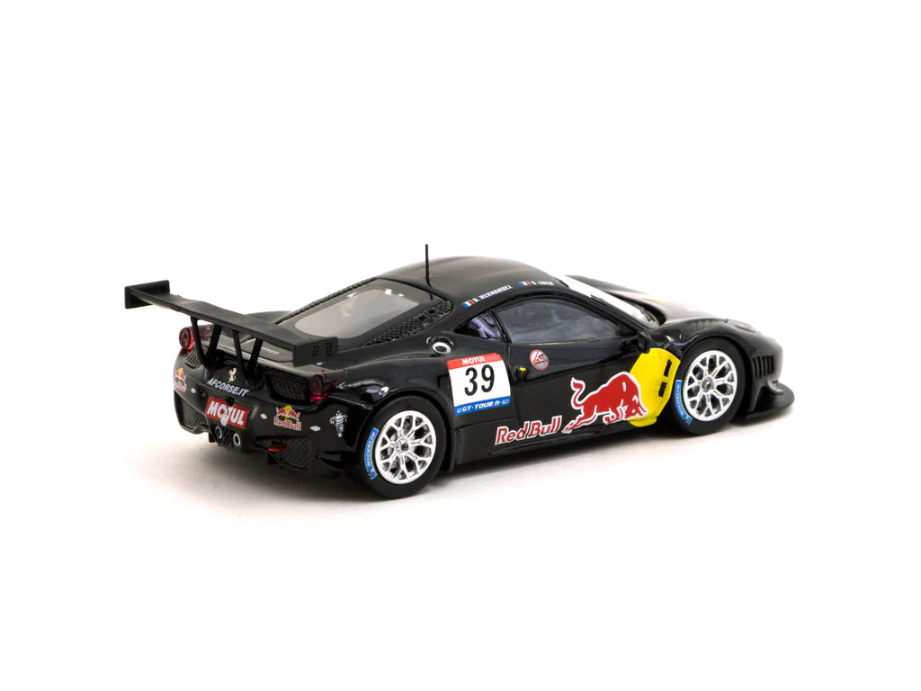Tarmac Works 1/64 Ferrari 458 Italia GT3 GT TOUR 2011 #39 Red Bull - HOBBY64
